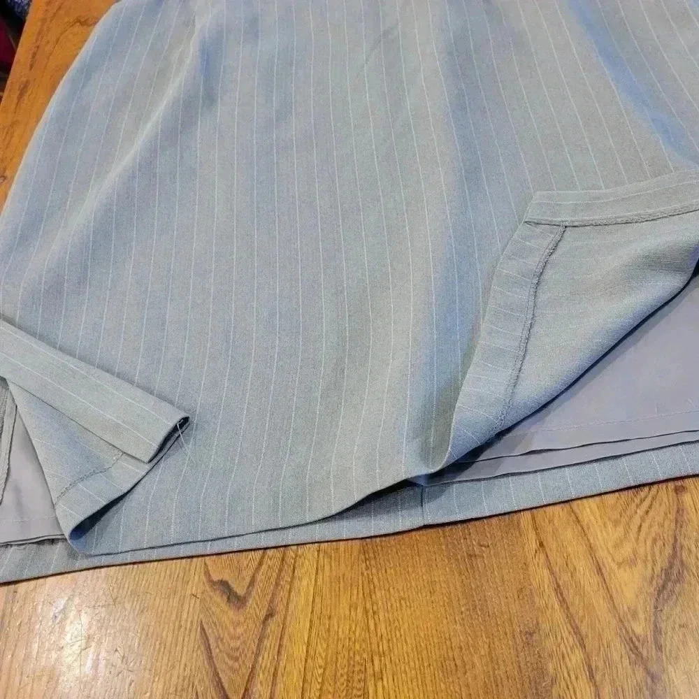 Jessica Beige Pinstripe Pencil Skirt sz 14 - Picture 7 of 7